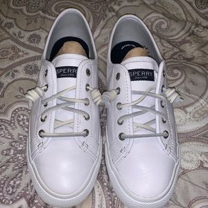 White slip on Speerys